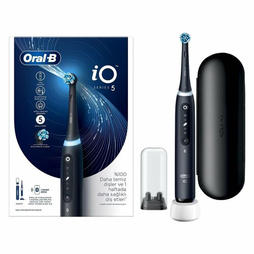 Электрическая зубная щетка Oral B iO5 Matte Black электрическая зубная щетка oral b io5 matte black