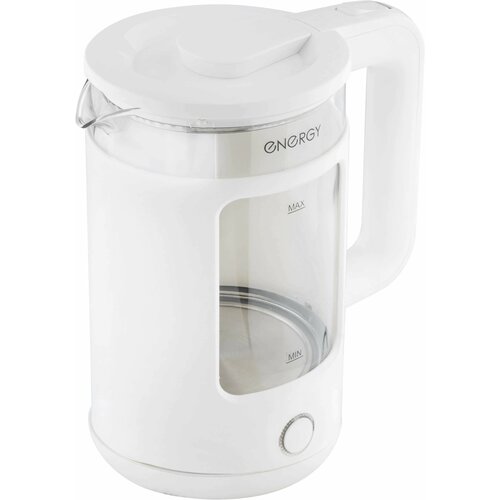 Электрический чайник Energy E-256 15 л стекло цвет белый 220200₽