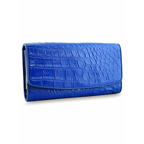 кошелек exotic leather синий Кошелек Exotic Leather kk-543, синий