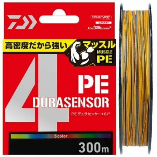 шнур плетеный daiwa pe durasensor sx4 5c pe 0 6 200m Шнур плетеный Daiwa PE DURASENSOR SX4 5C PE 2.5 300m