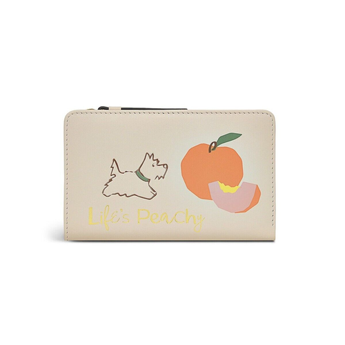 Кошелек Radley, фактура зернистая, бежевый