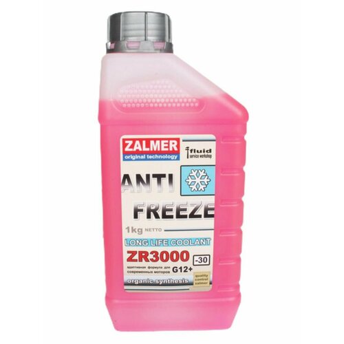 Антифриз ZALMER ZR3000 G12 красный 1кг ZR30R001 446₽