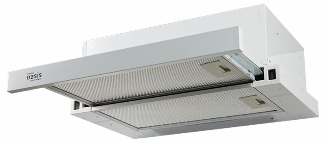 Встраиваемая вытяжа OASIS UV-50W (F) (4640039481508) белый