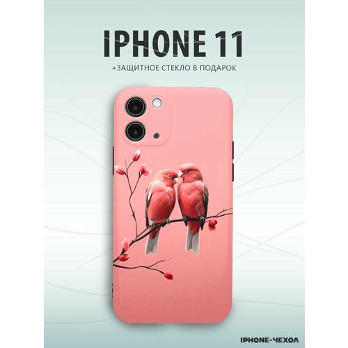 Чехол Iphone 11 птицы на ветке