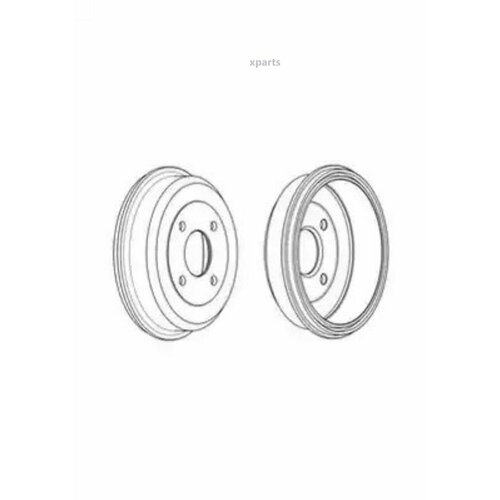 FERODO FDR329198 Тормозной барабан 4920₽