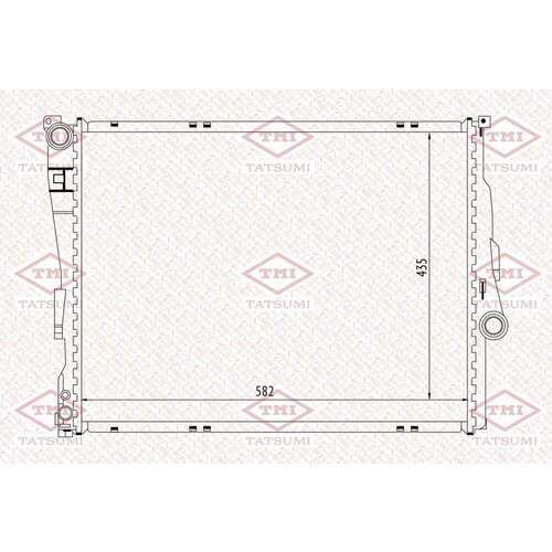 Радиатор охлаждения TMI TATSUMI TGA1166 16752₽