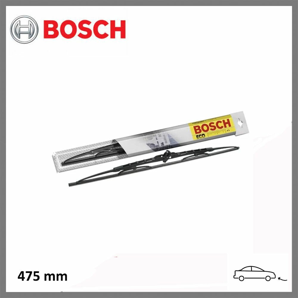 Щетка стеклоочистителя каркасная BOSCH 3397004669 Eco 475мм крепление Hook