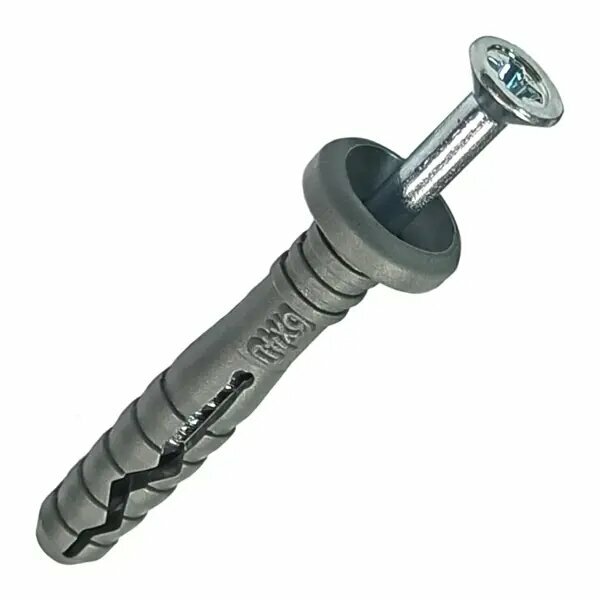 фото Дюбель-гвоздь грибовидный для полнотелого кирпича 6x40 мм 100 шт.