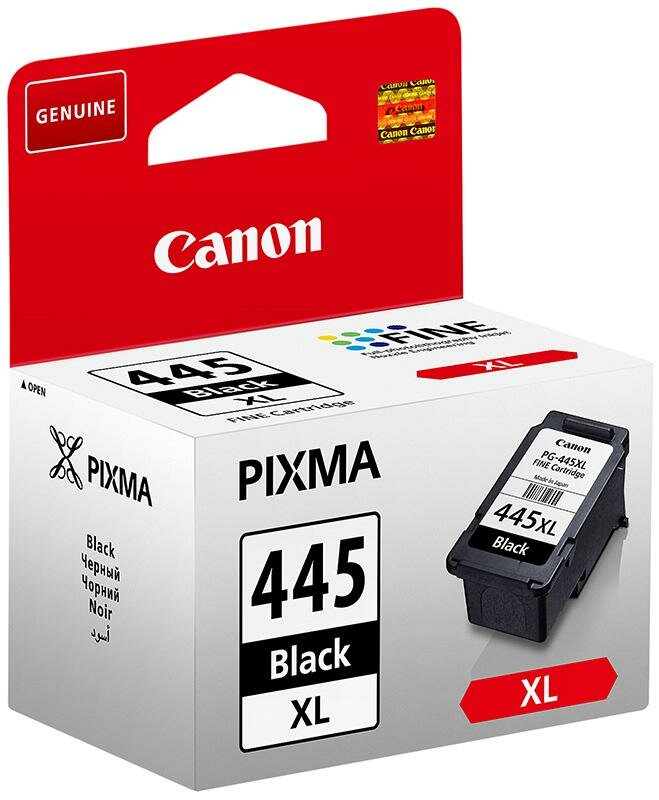 Картридж струйный Canon PG-445XL (8282B001) чер. пов. емк. для MG2440/MG2540