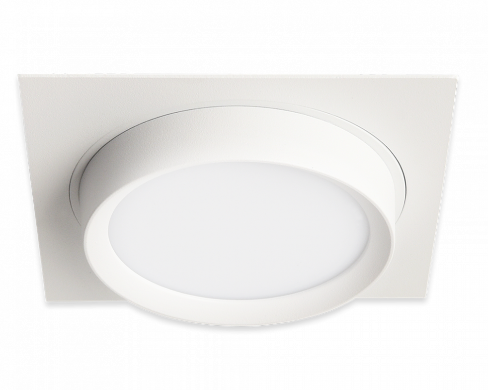 фото Светильник GX53 ART INFINITY черный, встраиваемый, 110*110*50 мм EKS