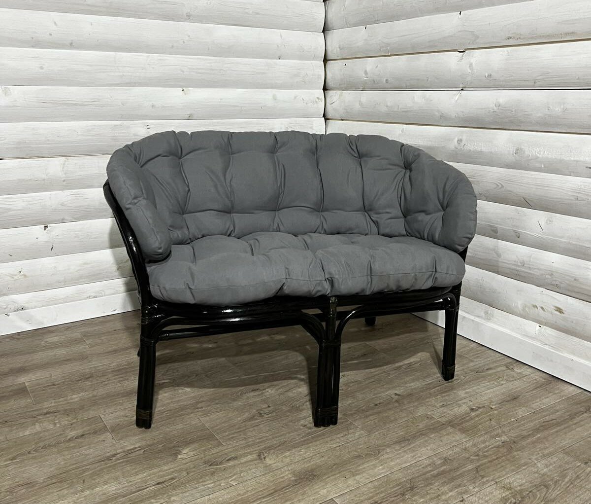 фото Диван Багама венге подушка серая