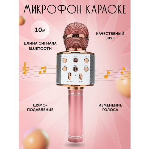 Микрофон - караокеколонкарозовый 614₽