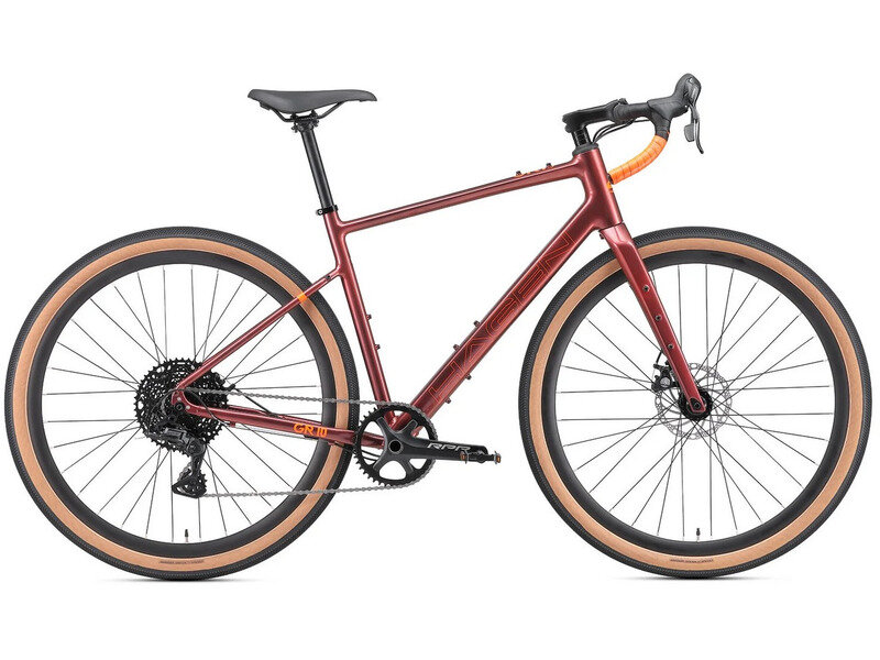 Шоссейный велосипед Hagen GR10 год 2024 цвет Красный-Коричневый ростовка 21