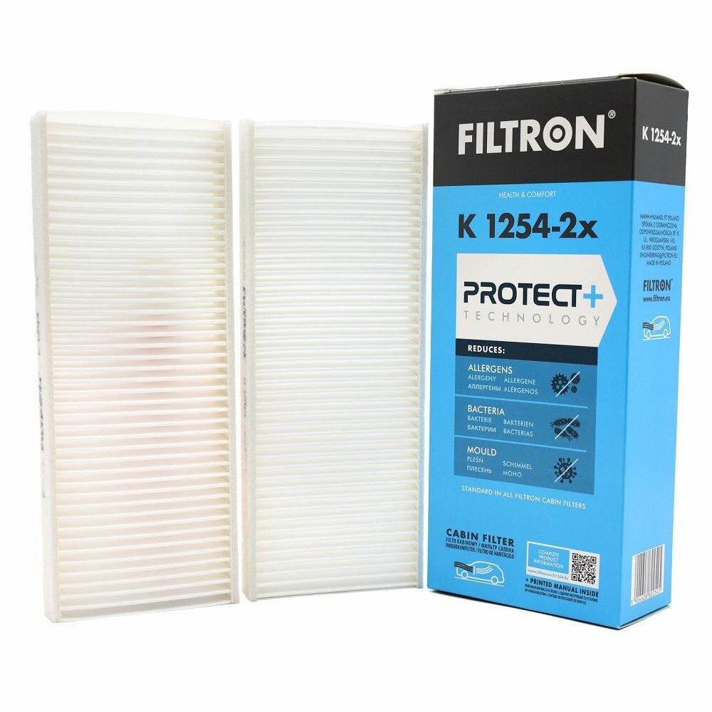 Filtron K 1254-2x Фильтр Салонный Filtron арт. K 1254-2X