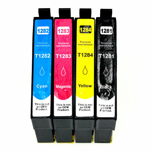 Картриджи T128 INKO для Epson Stylus SX125, SX130, S22 комплект 4 цвета INKO