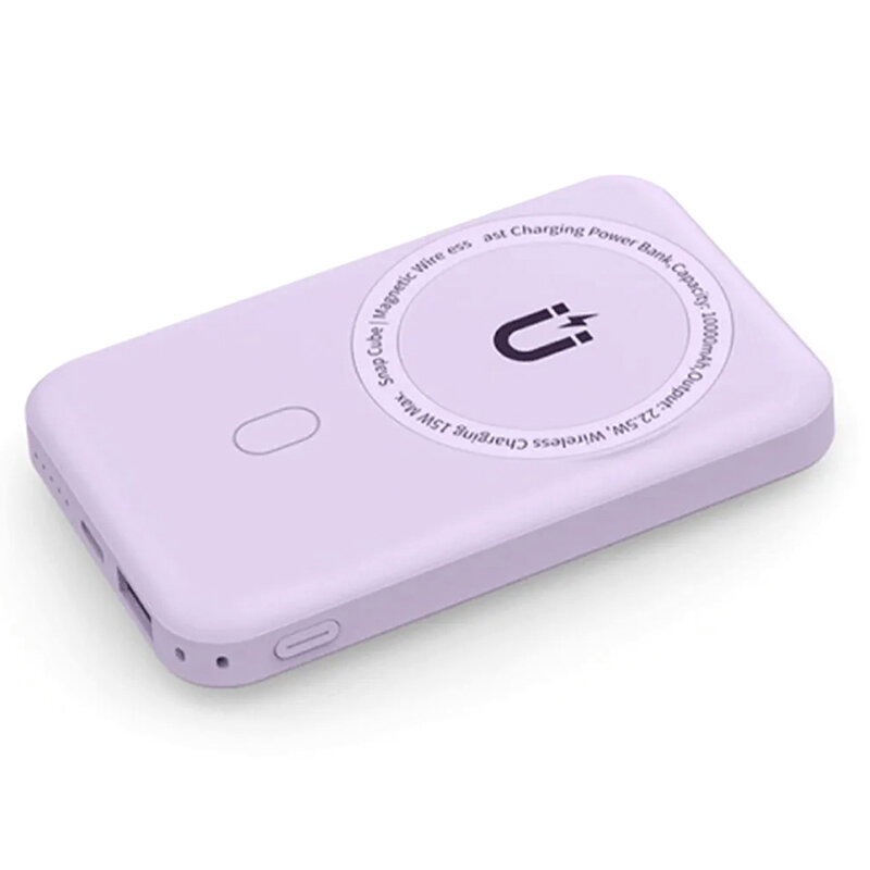 Внешний аккумулятор Wiwu Power Bank Snap Cube-SC 10000mAh Purple 6936686409391