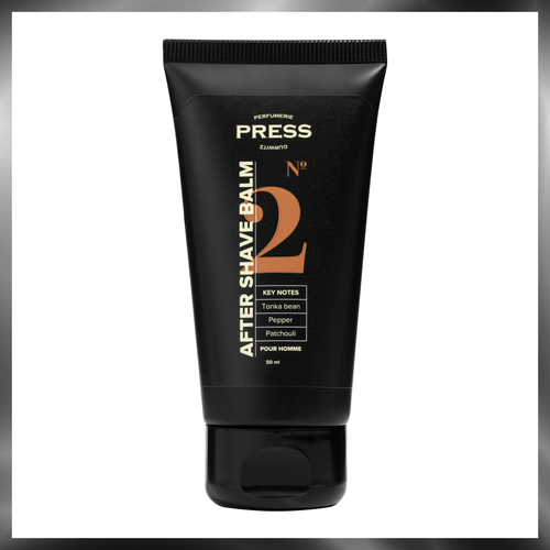 Лосьон после бритья парфюмированный PRESS GURWITZ PERFUMERIE 2 Черный перец Бобы Тонка Пачули ухода за лицом мужской после бритвы триммера на подарок 2660₽