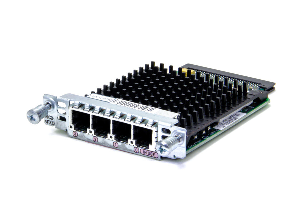 Модуль Cisco VIC2-4FXO 4хRJ-11 FXO