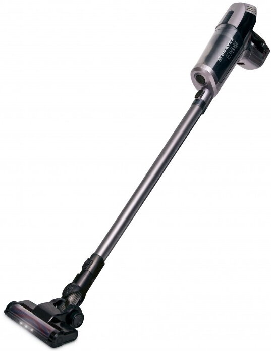 Пылесос вертикальный Brayer 4263BR 2 в 1135Вт1л батарея 295В турбощетка с LED база д/хранения