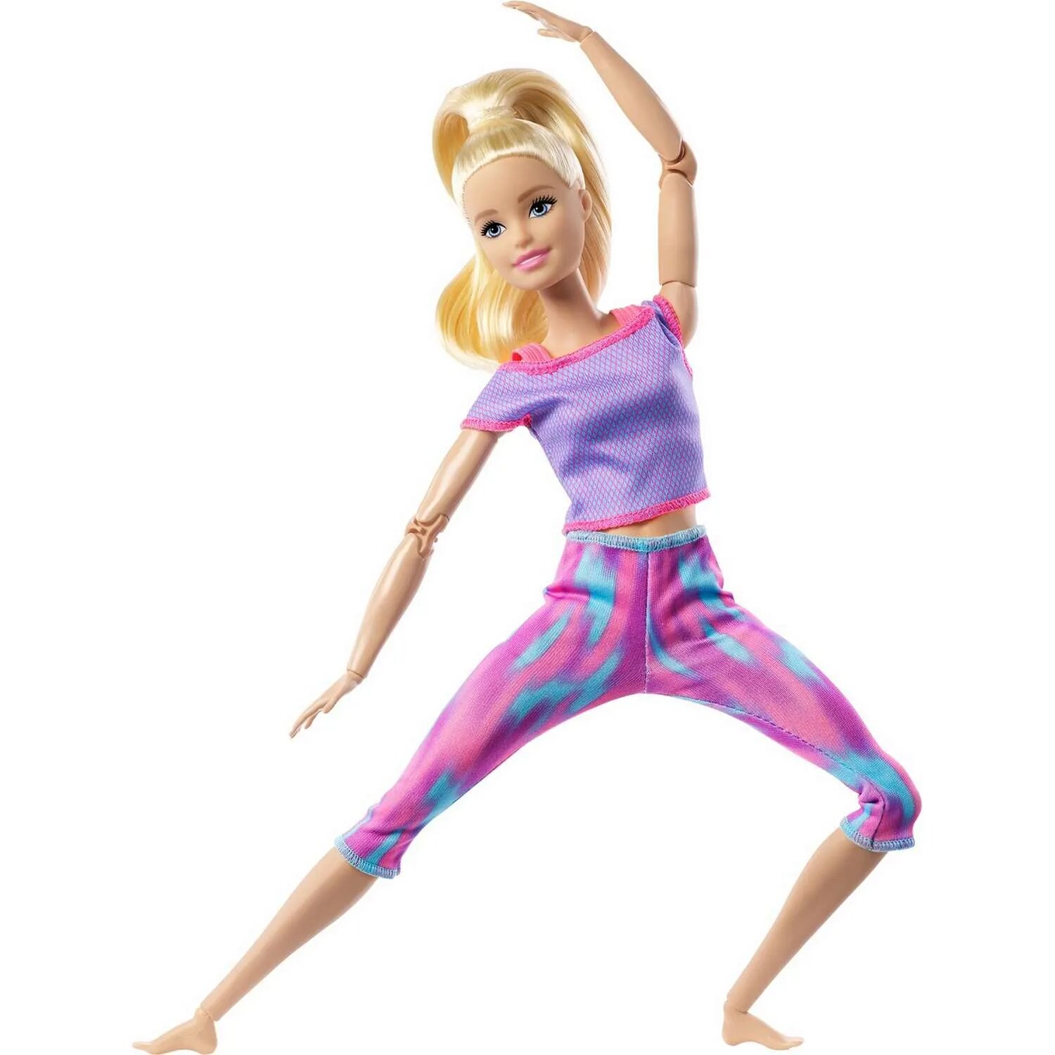 Кукла Barbie Безграничные движения Блондинка в серой футболке - фото №18