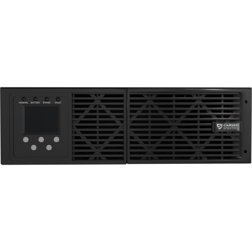 UPS Сайбер Электро ЭКСПЕРТ-6000Р Онлайн, Стойка/Напольный 6000ВА/5700Вт. USB/RS-232/SNMP Slot/EPO Клеммная колодка (1) (12В /7Ач. х 16)