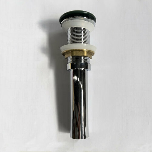 COMFORTY. Донный клапан с керамическим верхом, темно-зеленый матовый, без перелива, DK-01MDG
