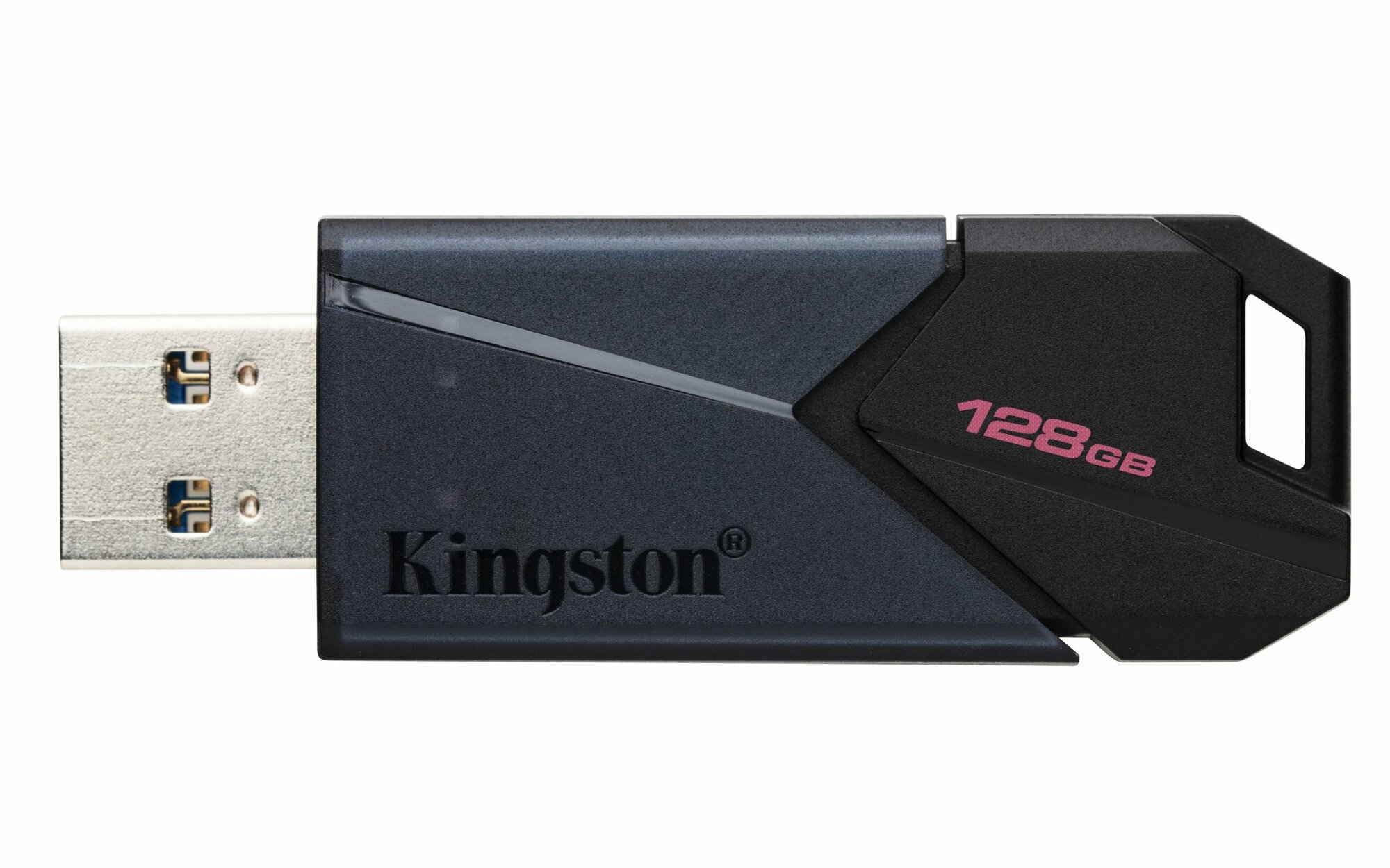 Накопитель USB 3.2 128GB Kingston DTXON/128GB Gen 1, матовый чёрный корпус - фото №9