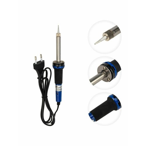 Паяльник 40вт REXANT тонкое жало керамический нагреватель 1188₽