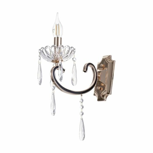 SVK Светильник настенный Бра Барнео 12х27х41, 1х60Вт Е14, Золото