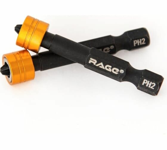 Бита крестовая магнитная Rage by Vira PH2x50 мм, 2 шт. - фото №12