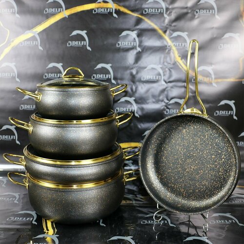 Набор гранитной посуды для приготовления 9 предметов