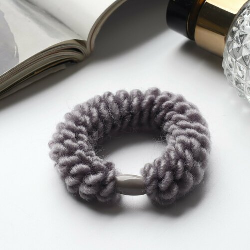 Резинка для волос Спорт строчка стиль 5 см серый 457₽