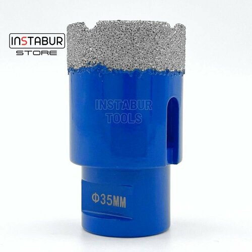 Коронка алмазная 35мм, на УШМ М14, Instabur Tools