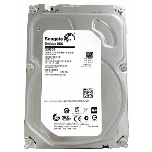 Жесткий диск Seagate ST5000DM000 5Tb 5900 SATAIII 35 HDD 18665₽