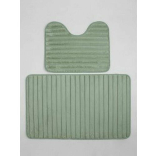 Коврики для ванной и туалета 2шт. Линии.