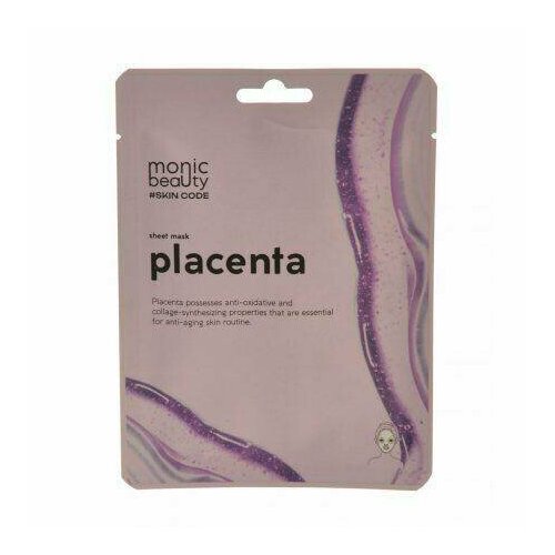 MONIC BEAUTY Skin Code Тканевая маска для лица Плацента 25 мл 183₽