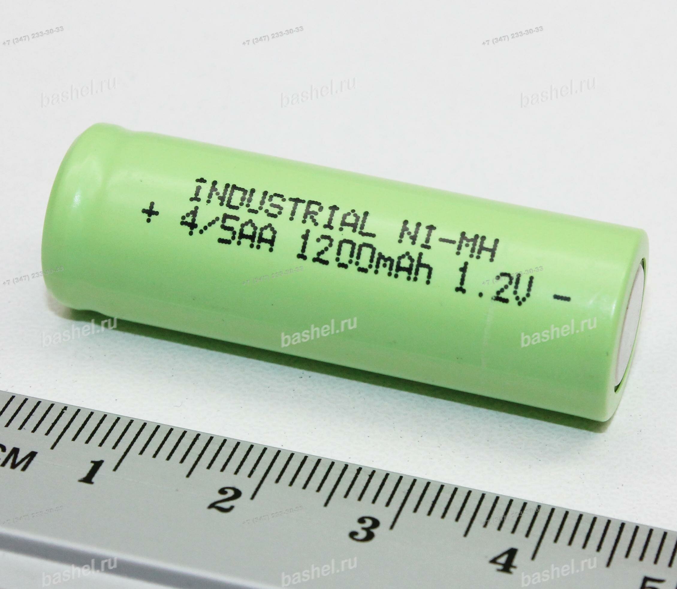 Аккумулятор H-4/5AA1200 INDUSTRIAL 1,2В, 1200mAh NiMH (14,5*42,5mm) электротовар