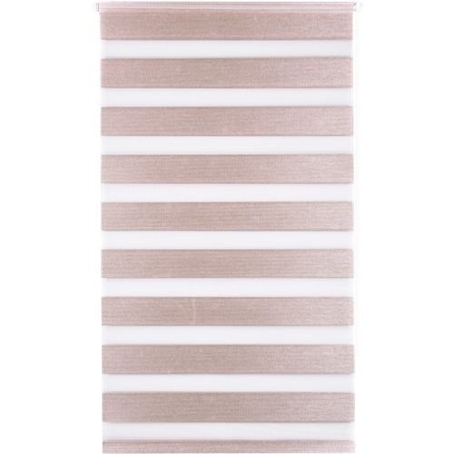 Штора рулонная день-ночь блэкаут Miamoza 80x160 см молочная