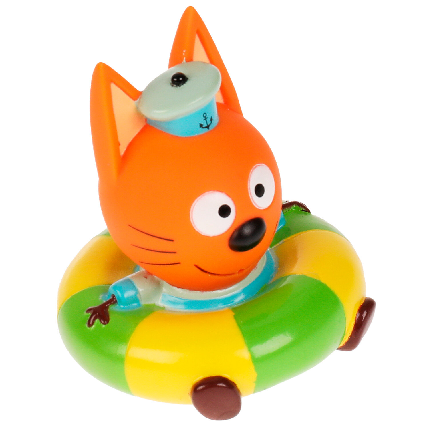 Игрушка для купания в ванной детская Три кота Коржик Капитошка