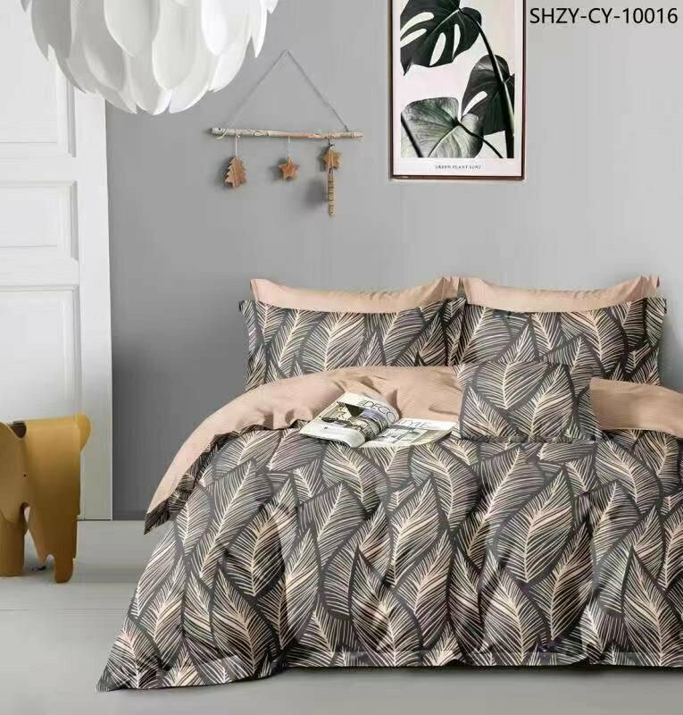 фото Комплект постельного белья Mency, Поплин, 1,5 спальный, простынь на резинки по кругу. 13