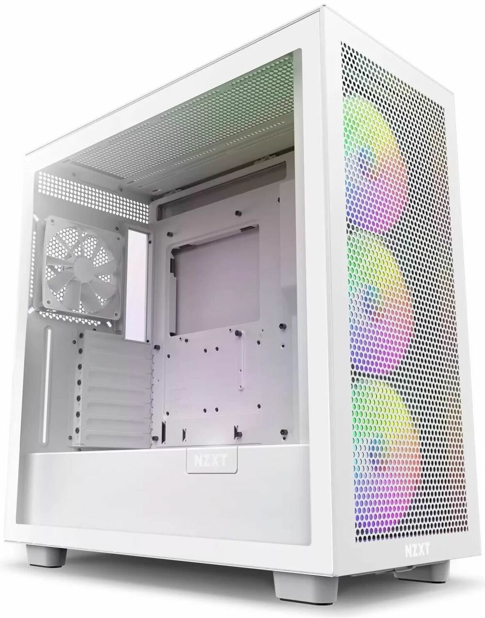 Корпус NZXT H7 Flow RGB Window Mini-ITX Micro-ATX ATX White (CM-H71FW-R1)