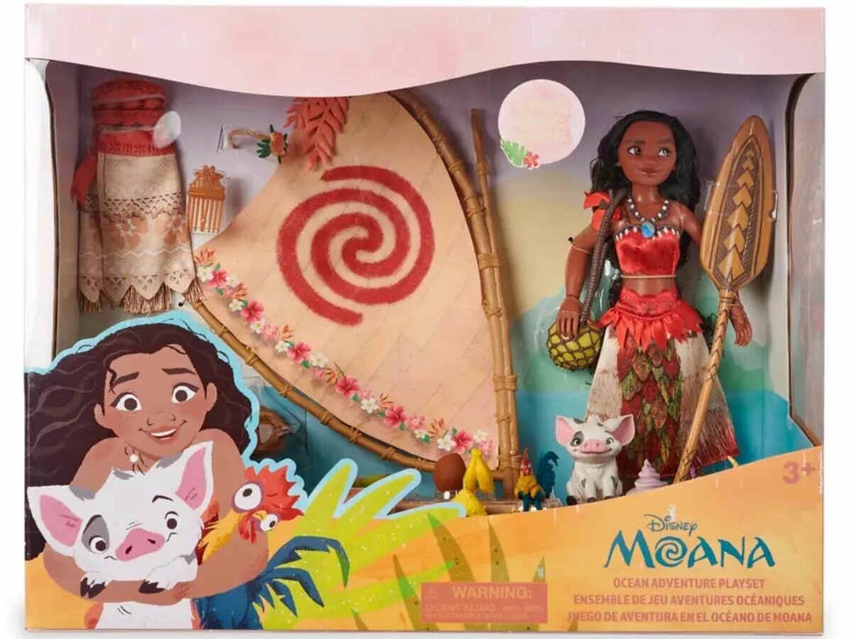 Подарочный игровой набор Моана Дисней - Disney Moana Classic Doll Ocean Adventure Play Set