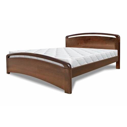 Кровать Бали люкс деревянная 140х200 см из массива сосны двуспальная Сосновый Дом