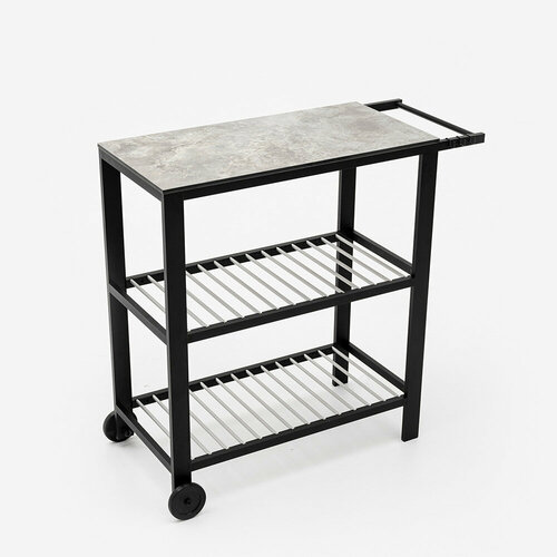 Садовый столик на колесах, сервировочная тележка, Террасный кот