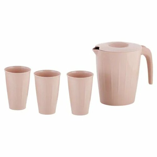 Набор для напитков Vanilla 1900 мл пластик 4 шт цвет латте 599₽