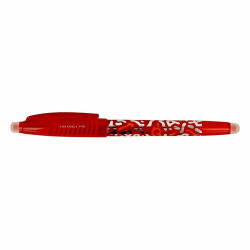Гелевые ручки Carioca "Oops", пиши-стирай, диаметр 0,7 и 1 мм, красные, 12 шт