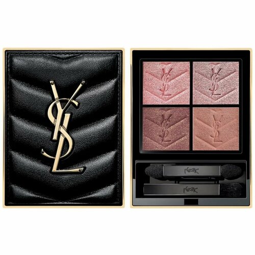 Палетка-клатч 4 цвета Yves Saint Laurent Mini Clutch №400 Babylone Roses тени для век yves saint laurent ysl жидкие тени для век с матовым эффектом full matte shadow
