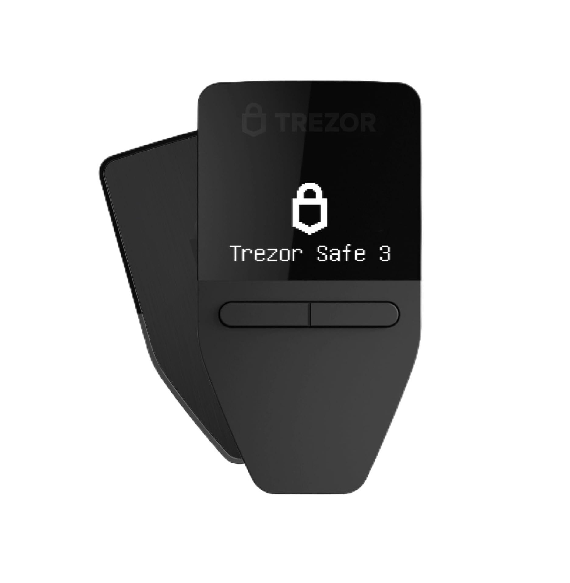 Аппаратный криптокошелек Trezor Safe 3 Cosmic Black