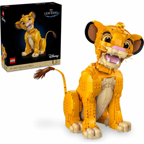фото Конструктор lego коллекционные наборы 43247 конструктор король лев: молодой симба
