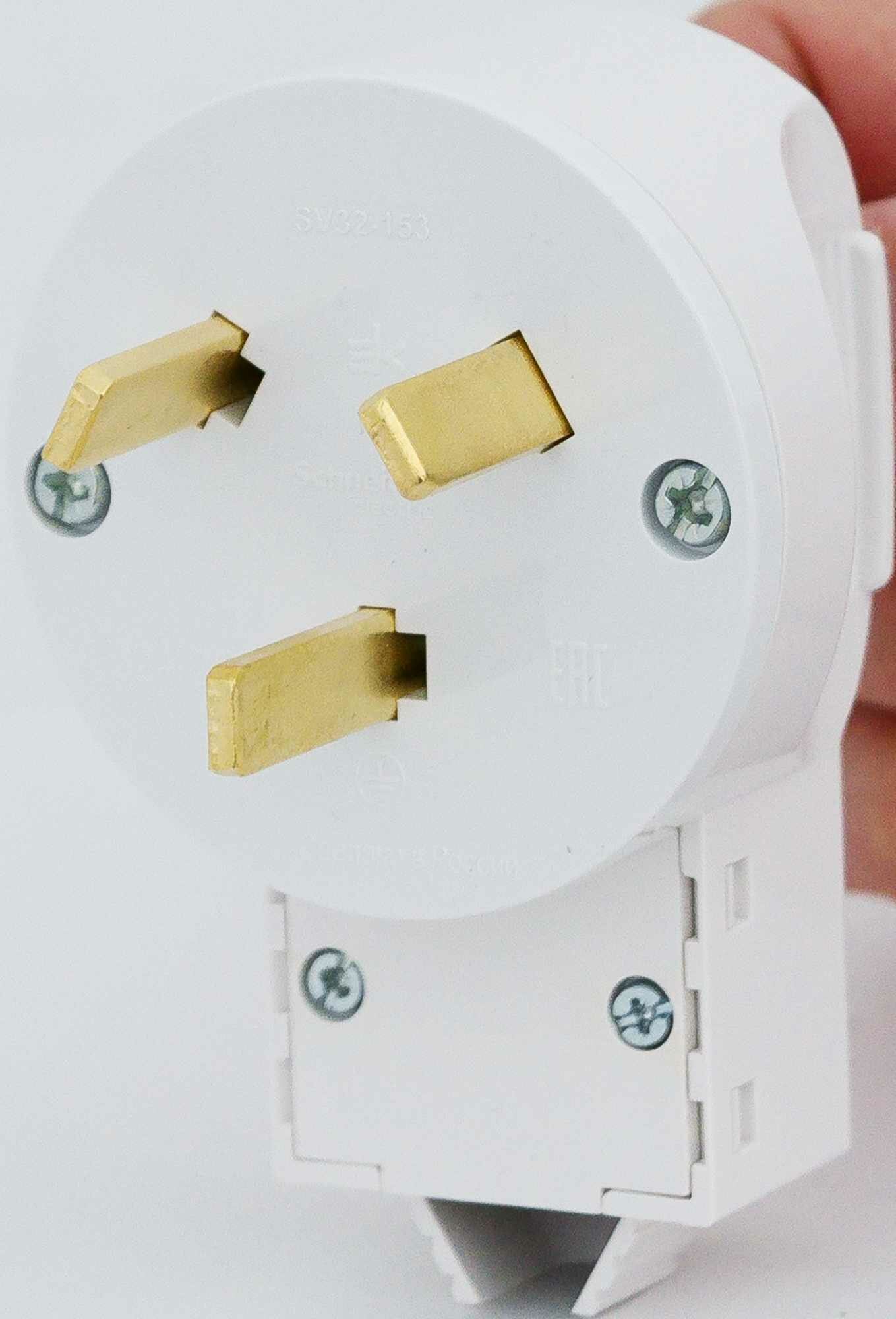 Комплект силовой накладной Schneider Electric W59 розетка, вилка, монтажная коробка, цвет белый - фото №9
